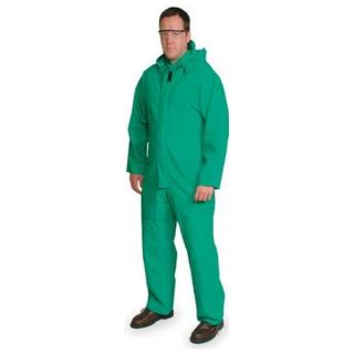 Condor 1FBA1 Coverall Rainsuit w/Detach Hood, Green, M