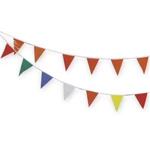 Jackson Safety 3010374 Pennants, Vinyl, Multicolor, 60 ft.