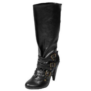 Journee Collection Buckle Accent Womens Boot