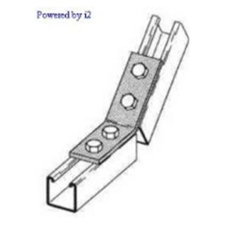 Cooper B Line B248 ZN 45 D Channel Open Corner Angle Angular Fitting