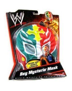 WWE Wrestling Rey Mysterio Mask   Green, Red, with Yellow