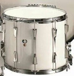 CB 3660 12 x 15 White Marching Snare Drum Musical