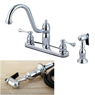 Heritage Chrome Kitchen Faucet with Spray