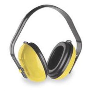 Condor 1VT65 Ear Muff, 23dB, Black/Yellow