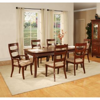 American Lifestyles Solina Cherry Dining Arm Chairs (Set of 2) Today