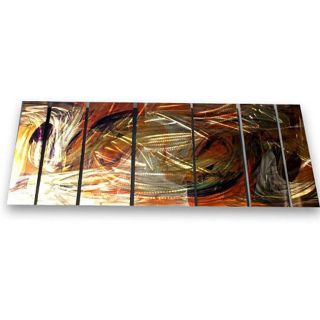 Ash Carl Warm Movement 7 panel Metal Wall Art Today $309.99
