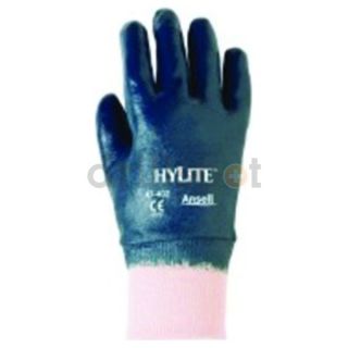 Ansell 205940 47 402 Size 7 Fully Coated Knitwrist Hylite Gloves Be