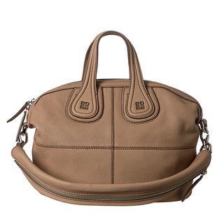 Givenchy Nightingale Small Beige Leather Satchel