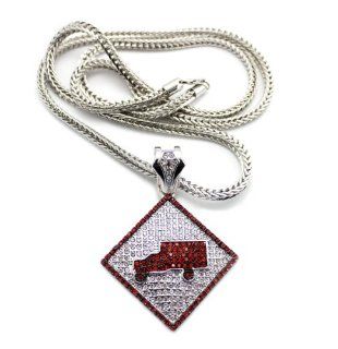 New Iced Out Lil Waynes Trukfit Pendant w/4mm 36 Franco