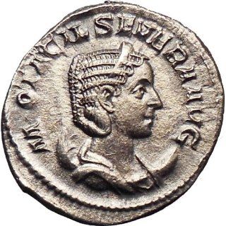 Otacilia Severa Philip I wife 244AD Silver Ancient Roman Coin Harmony