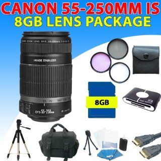 Canon Ef s 55 250mm 55 250 F/4 5.6 Is Autofocus Lens Kit