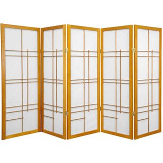 Wood Eudes 5 panel Room Divider (China)