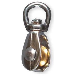 Battalion 1RCE6 Swivel Eye Pulley, Chrome