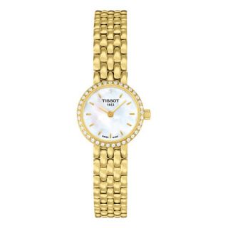 Tissot Womens Lovely Mother of pearl Goldtone Watch