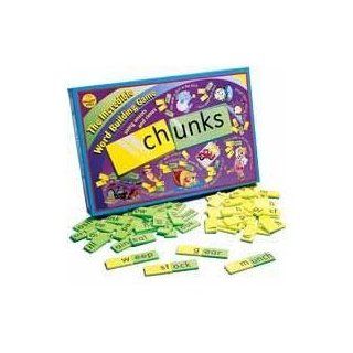 Didax Chunks The Incredible Word Building Game   Set of 140   Green
