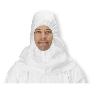 Dupont TY657SWH00010000 Disposable Hood, Serged, Universal, PK 100
