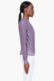 Diesel Purple Draped Talia Sweater for women