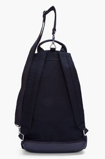 KRISVANASSCHE Black Zippered Backpack for men