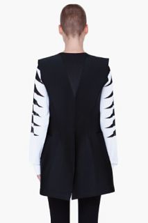 Denis Gagnon Oversize Black Vest for women