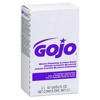 Gojo 0603722 2000 mL 2204 04 White GOJO[REG] Premium Lotion Soap, Pack