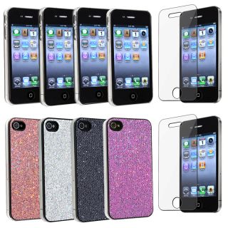 Bling Case Set/ Screen Protector for Apple iPhone 4/ 4S