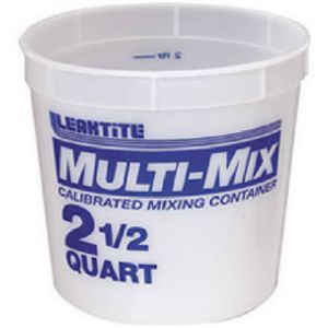 Leaktite 5M3 50 2 1/2QT Mix Container
