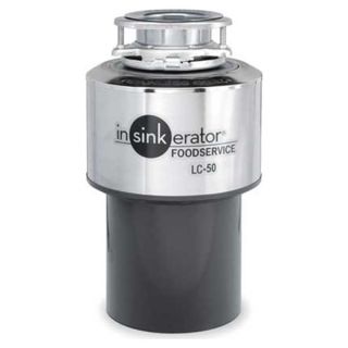 In Sink Erator LC 50 11 Disposer, Waste, 1/2 HP