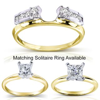 Two Tone Gold Engagement Rings Diamond Engagement