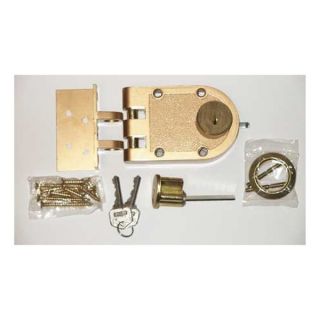 Kaba Ilco 535 53 51 Commercial Lock, Double Cylinder, Bronze