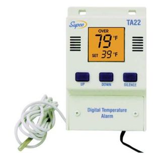 Supco TA22 Temperature Alarm with Display, Digital