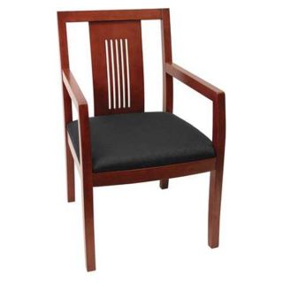Regency 9975CHBK Guest Chair, Cherry Frame, Black Fabric