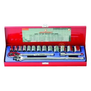 Jonnesway S05H4916S 16Pc 1/2Drive 12Point Polished Socket Set Be