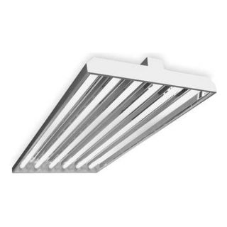 Lithonia FGB24 6 54T5HO T1X20 MVOLT 1/41/2 GEUS90 Fluorescent Fixture, High Bay, F54T5HO