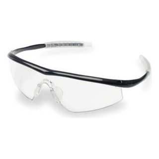 Condor 3PB78 Safety Glasses, Clear, Scratch Resistant