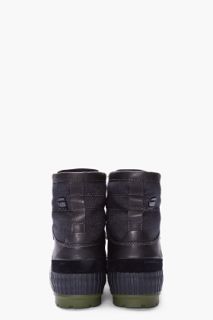 G Star Black Sherpa Narker Boots for men