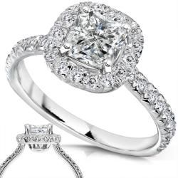 14k White Gold 1 2/5ct TDW Diamond Engagement Ring (H I, I1 I2