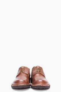 Officine Creative Tan Leather Vertigo Shoes for men