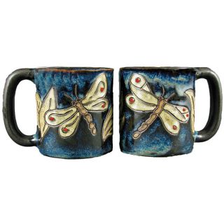 Set of 2 Mara Stoneware 16 oz Dragonfly Mugs (Mexico) Today $37.95 5