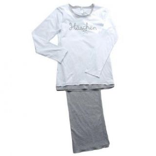 Schlafanzug LOUIS & LOUISA Häschen Grau Bekleidung