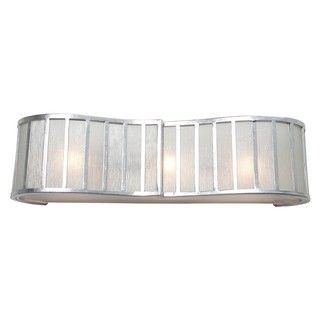 Breakers 3 light Recycled Wave Glass Bath Fixture