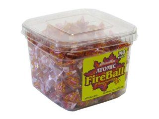 Atomic Fireballs Tub, 140 Count Grocery & Gourmet Food