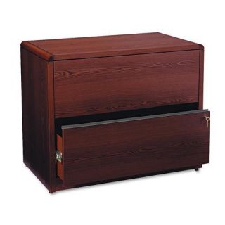 HON 10600 Series 2 Drawer Lateral File Cabinet   Mahagony