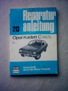 Reparaturanleitung Opel Kadett C (213 Querschnitt durch die Motor