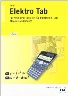 Elektro TAB Formeln und Tabellen für Elektonik  und
