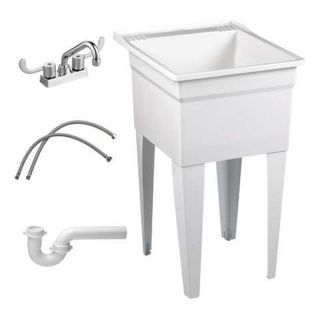 Fiat Products FL7TG100 Laundry Tub To Go, Floor Mount, Faucet