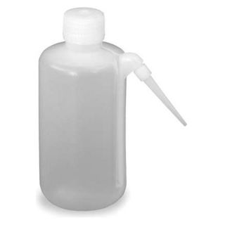 Vestil BTL NT 8 Wash Bottle, Polypropylene, Clear