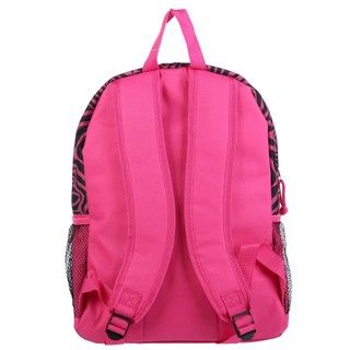 Granite Canyon Pink Zebra 16 inch Backpack with Lunch Tote