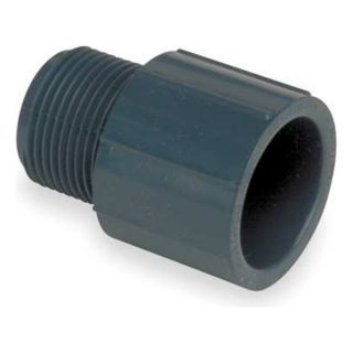 GF Piping Systems 9836 030 Male Adapter, CPVC, 3 In, Gray, Schedule 80