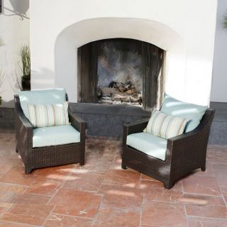 RST Outdoor Bliss Patio Furniture Club Chairs (Set of 2) Compare $
