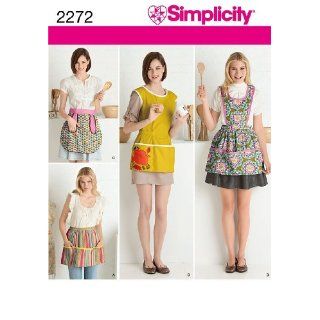 SIMPLICITY 2272 MISSES / APRON PATTERN 4 STYLES ~ SEWING